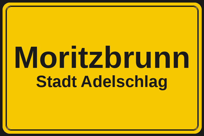 Moritzbrunn (Adelschlag) – Hotels im Stadtteil Ortsschild Moritzbrunn in Adelschlag – Hotels, Pensionen und Ferienwohnungen im Stadtteil