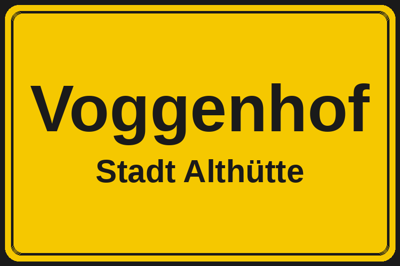 Voggenhof (Althütte) – Hotels im Stadtteil Ortsschild Voggenhof in Althütte – Hotels, Pensionen und Ferienwohnungen im Stadtteil