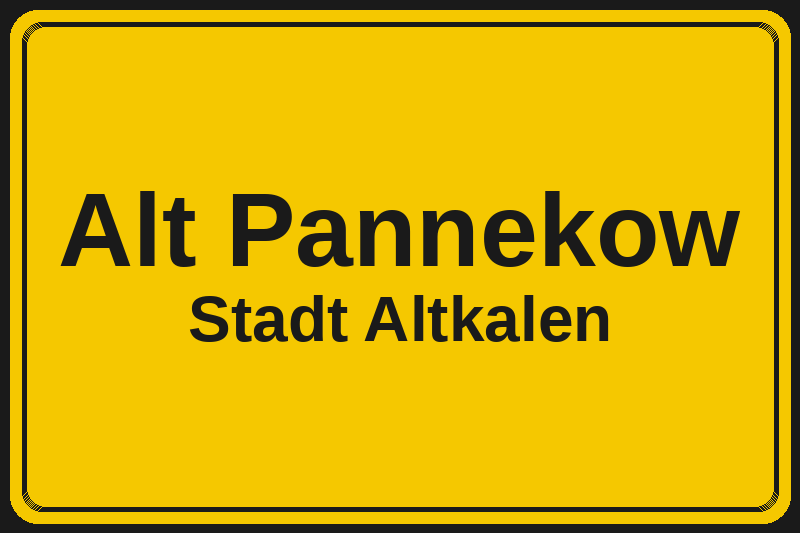 Alt Pannekow (Altkalen) – Hotels im Stadtteil Ortsschild Alt Pannekow in Altkalen – Hotels, Pensionen und Ferienwohnungen im Stadtteil