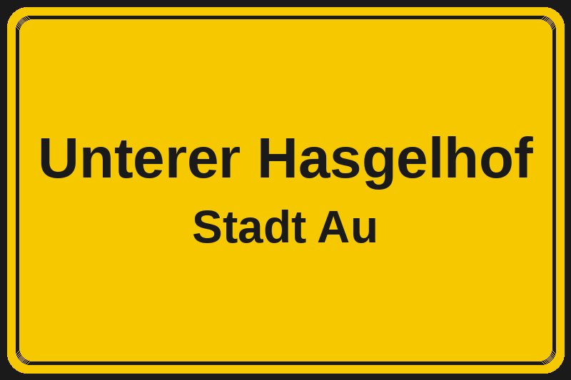 Unterer Hasgelhof (Au) – Hotels im Stadtteil Ortsschild Unterer Hasgelhof in Au – Hotels, Pensionen und Ferienwohnungen im Stadtteil