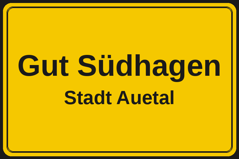 Gut Südhagen (Auetal) – Hotels im Stadtteil Ortsschild Gut Südhagen in Auetal – Hotels, Pensionen und Ferienwohnungen im Stadtteil
