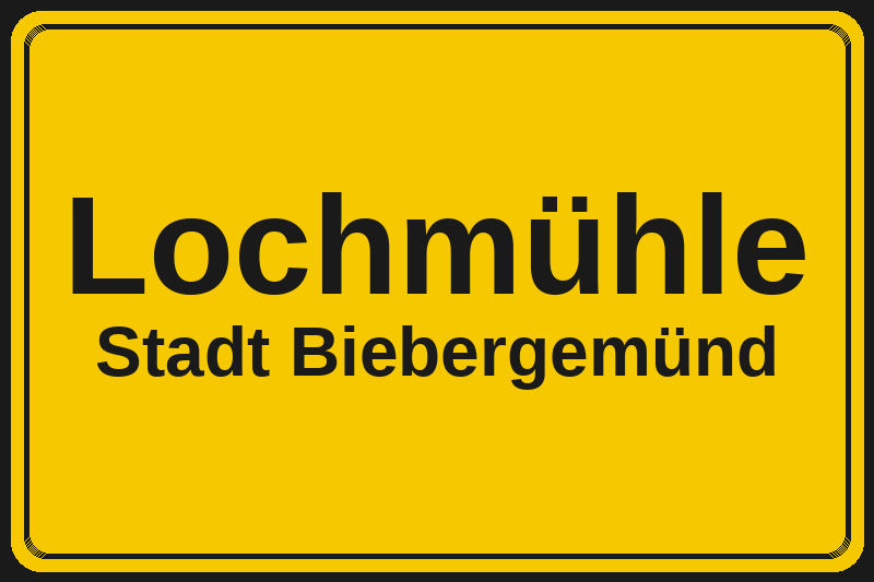 Lochmühle (Biebergemünd) – Hotels im Stadtteil Ortsschild Lochmühle in Biebergemünd – Hotels, Pensionen und Ferienwohnungen im Stadtteil