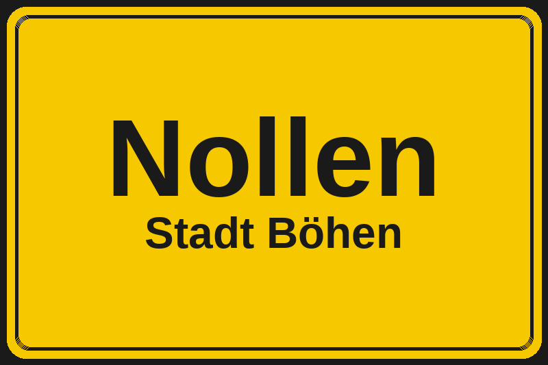 Nollen (Böhen) – Hotels im Stadtteil Ortsschild Nollen in Böhen – Hotels, Pensionen und Ferienwohnungen im Stadtteil