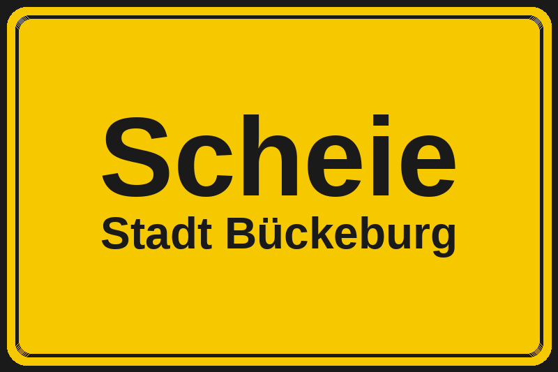 Scheie (Bückeburg) – Hotels im Stadtteil Ortsschild Scheie in Bückeburg – Hotels, Pensionen und Ferienwohnungen im Stadtteil