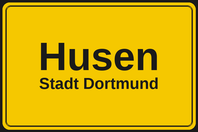 Husen (Dortmund) – Hotels im Stadtteil Ortsschild Husen in Dortmund – Hotels, Pensionen und Ferienwohnungen im Stadtteil