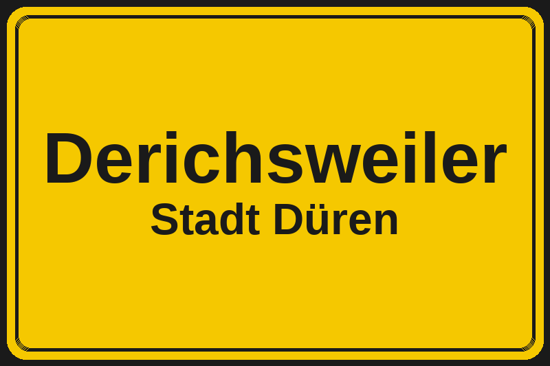 Derichsweiler (Düren) – Hotels im Stadtteil Ortsschild Derichsweiler in Düren – Hotels, Pensionen und Ferienwohnungen im Stadtteil