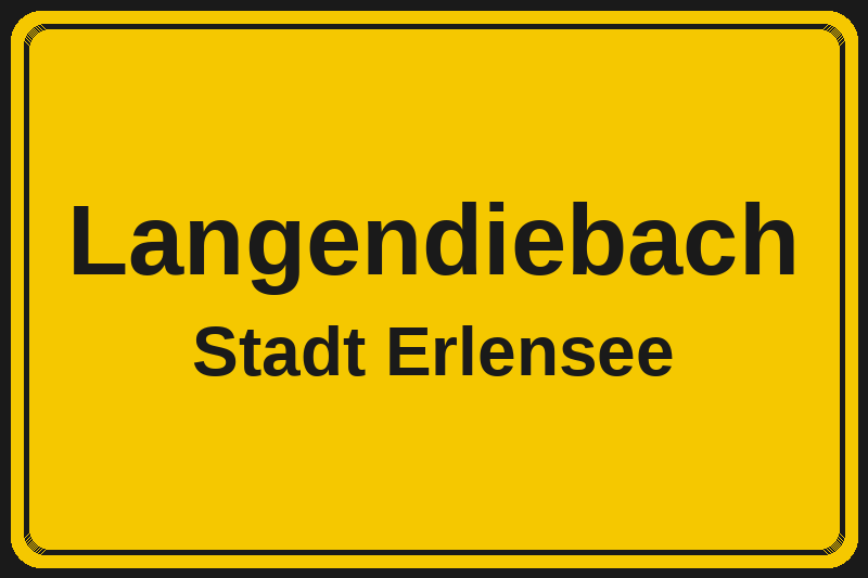 Langendiebach (Erlensee) – Hotels im Stadtteil Ortsschild Langendiebach in Erlensee – Hotels, Pensionen und Ferienwohnungen im Stadtteil