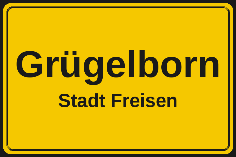 Grügelborn (Freisen) – Hotels im Stadtteil Ortsschild Grügelborn in Freisen – Hotels, Pensionen und Ferienwohnungen im Stadtteil