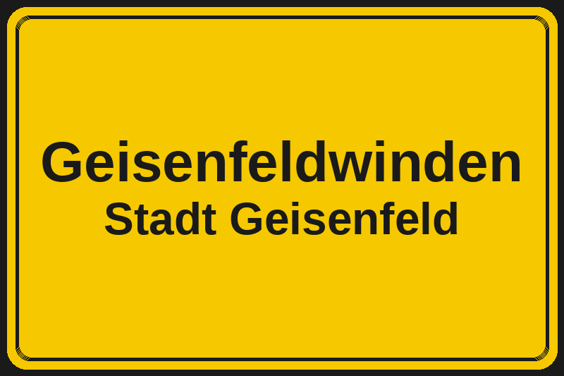 Geisenfeldwinden (Geisenfeld) – Hotels im Stadtteil Ortsschild Geisenfeldwinden in Geisenfeld – Hotels, Pensionen und Ferienwohnungen im Stadtteil