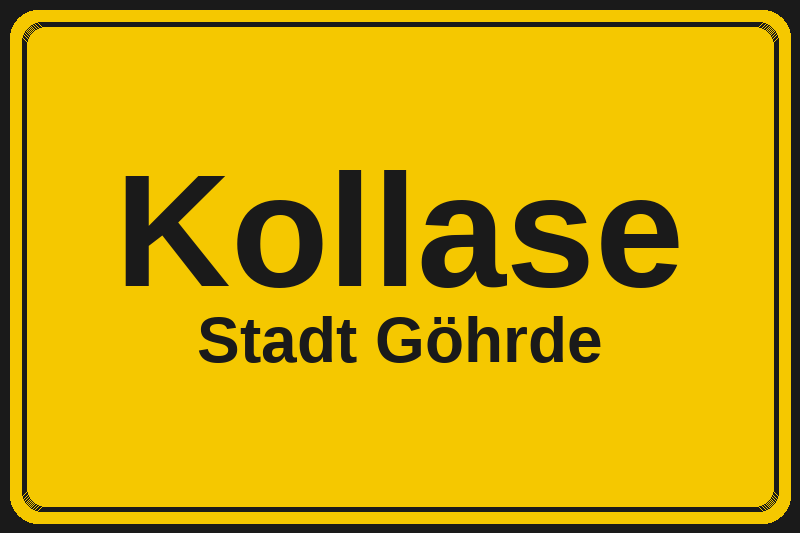 Kollase (Göhrde) – Hotels im Stadtteil Ortsschild Kollase in Göhrde – Hotels, Pensionen und Ferienwohnungen im Stadtteil
