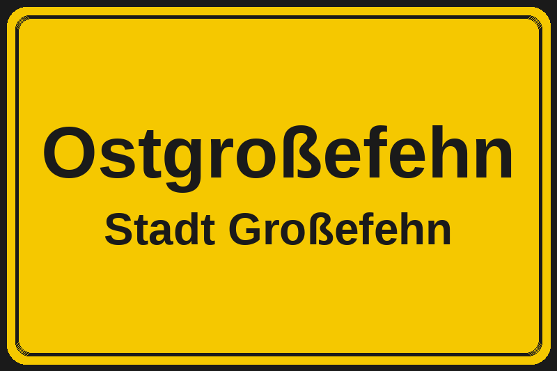 Ostgroßefehn (Großefehn) – Hotels im Stadtteil Ortsschild Ostgroßefehn in Großefehn – Hotels, Pensionen und Ferienwohnungen im Stadtteil