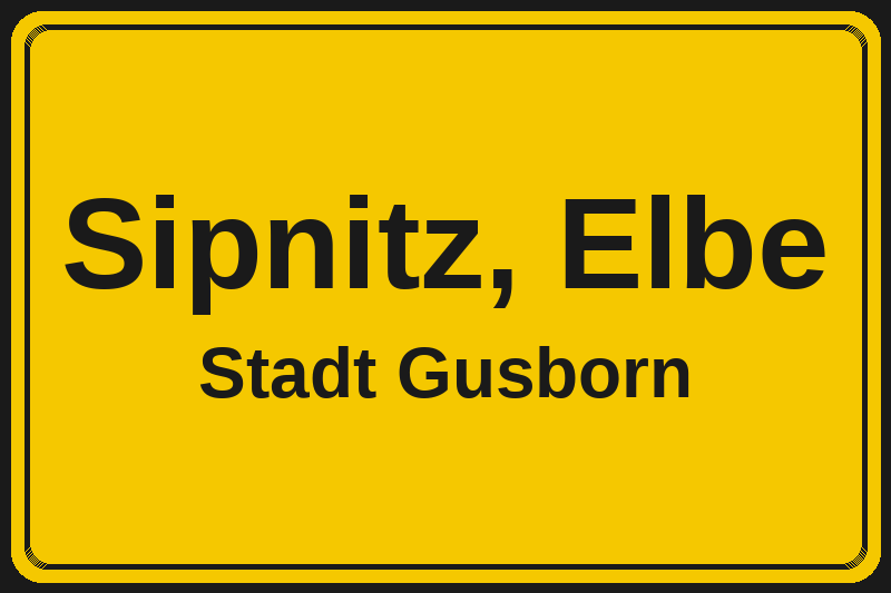 Sipnitz – Elbe (Gusborn) – Hotels im Stadtteil Ortsschild Sipnitz – Elbe in Gusborn – Hotels, Pensionen und Ferienwohnungen im Stadtteil