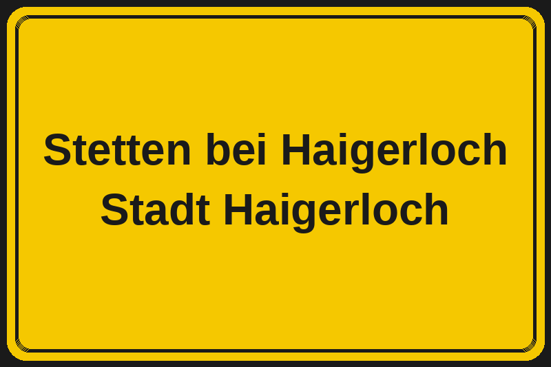Stetten bei Haigerloch (Haigerloch) – Hotels im Stadtteil Ortsschild Stetten bei Haigerloch in Haigerloch – Hotels, Pensionen und Ferienwohnungen im Stadtteil