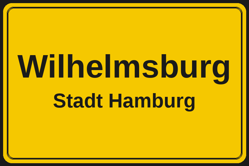 Wilhelmsburg (Hamburg) – Hotels im Stadtteil Ortsschild Wilhelmsburg in Hamburg – Hotels, Pensionen und Ferienwohnungen im Stadtteil