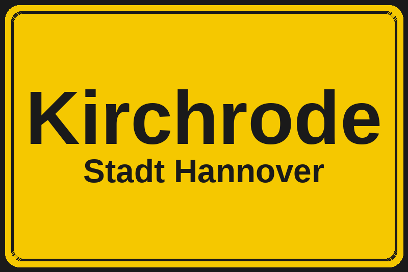 Kirchrode (Hannover) – Hotels im Stadtteil Ortsschild Kirchrode in Hannover – Hotels, Pensionen und Ferienwohnungen im Stadtteil