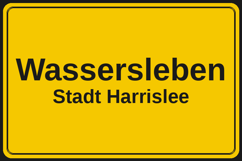 Wassersleben (Harrislee) – Hotels im Stadtteil Ortsschild Wassersleben in Harrislee – Hotels, Pensionen und Ferienwohnungen im Stadtteil