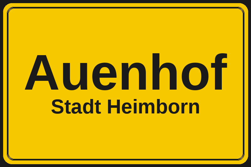 Auenhof (Heimborn) – Hotels im Stadtteil Ortsschild Auenhof in Heimborn – Hotels, Pensionen und Ferienwohnungen im Stadtteil