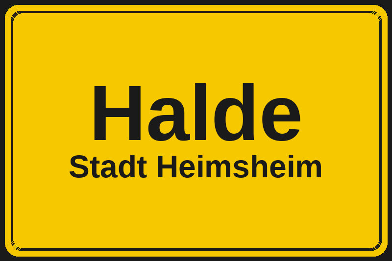 Halde (Heimsheim) – Hotels im Stadtteil Ortsschild Halde in Heimsheim – Hotels, Pensionen und Ferienwohnungen im Stadtteil