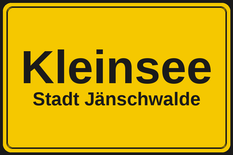 Kleinsee (Jänschwalde) – Hotels im Stadtteil Ortsschild Kleinsee in Jänschwalde – Hotels, Pensionen und Ferienwohnungen im Stadtteil
