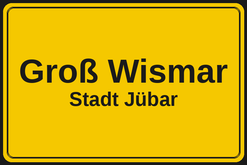 Ortsschild Groß Wismar in Jübar – Hotels, Pensionen und Ferienwohnungen im Stadtteil