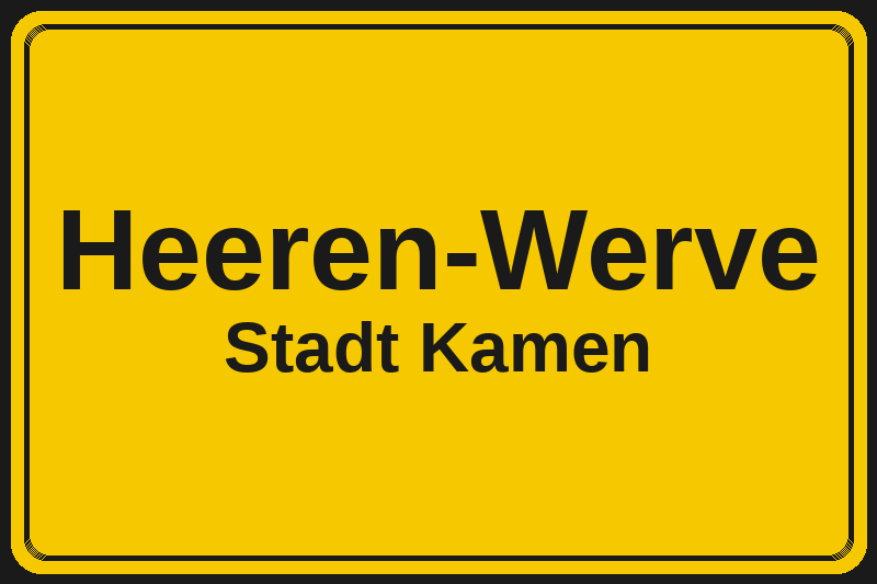 Heeren-Werve (Kamen) – Hotels im Stadtteil Ortsschild Heeren-Werve in Kamen – Hotels, Pensionen und Ferienwohnungen im Stadtteil