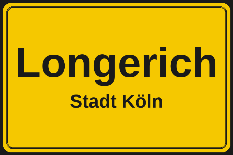 Longerich (Köln) – Hotels im Stadtteil Ortsschild Longerich in Köln – Hotels, Pensionen und Ferienwohnungen im Stadtteil