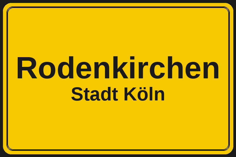 Rodenkirchen (Köln) – Hotels im Stadtteil Ortsschild Rodenkirchen in Köln – Hotels, Pensionen und Ferienwohnungen im Stadtteil