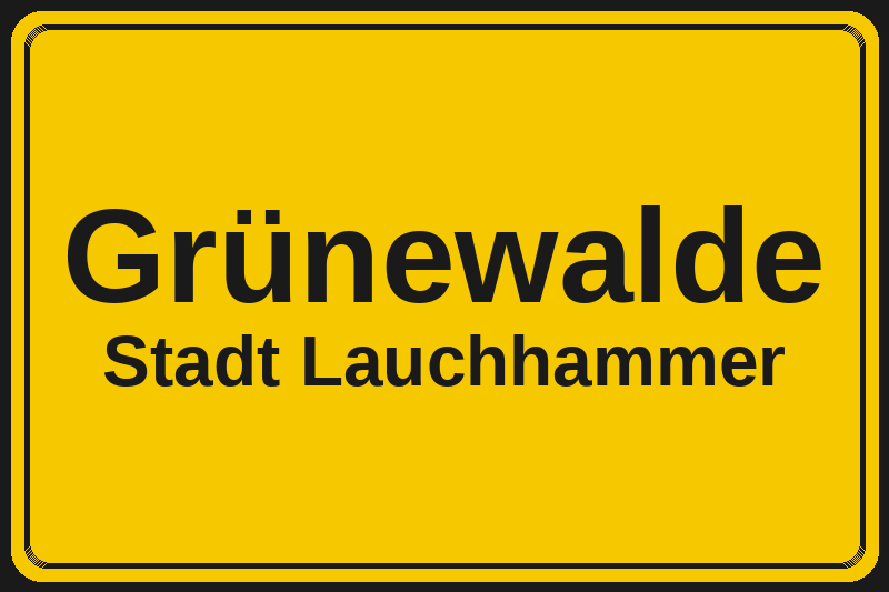 Grünewalde (Lauchhammer) – Hotels im Stadtteil Ortsschild Grünewalde in Lauchhammer – Hotels, Pensionen und Ferienwohnungen im Stadtteil