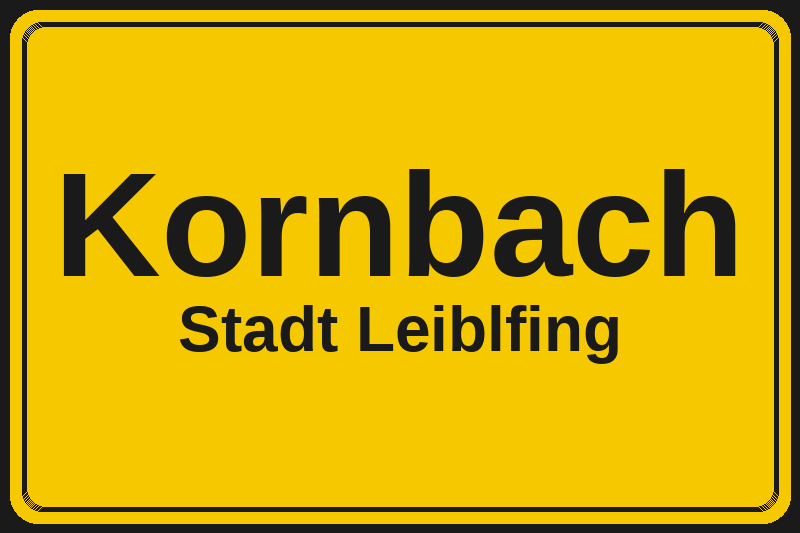 Kornbach (Leiblfing) – Hotels im Stadtteil Ortsschild Kornbach in Leiblfing – Hotels, Pensionen und Ferienwohnungen im Stadtteil