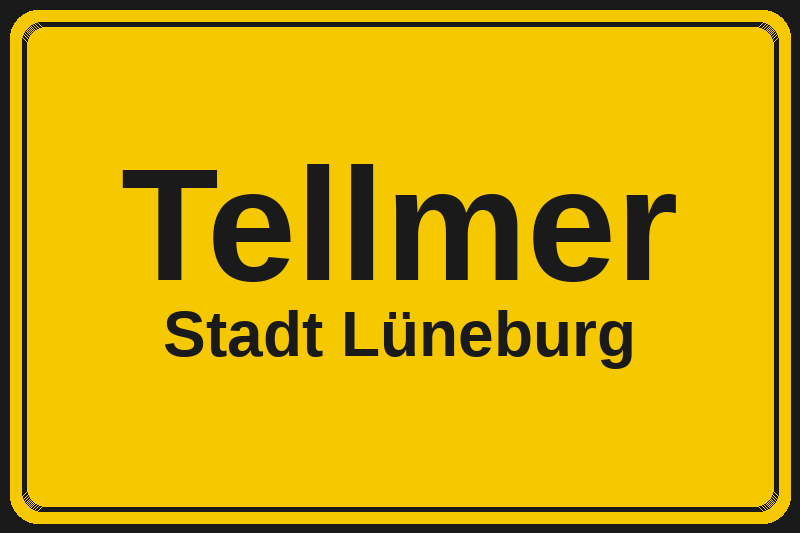 Tellmer (Lüneburg) – Hotels im Stadtteil Ortsschild Tellmer in Lüneburg – Hotels, Pensionen und Ferienwohnungen im Stadtteil