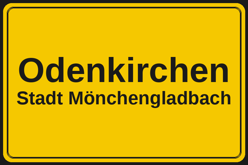 Odenkirchen (Mönchengladbach) – Hotels im Stadtteil Ortsschild Odenkirchen in Mönchengladbach – Hotels, Pensionen und Ferienwohnungen im Stadtteil