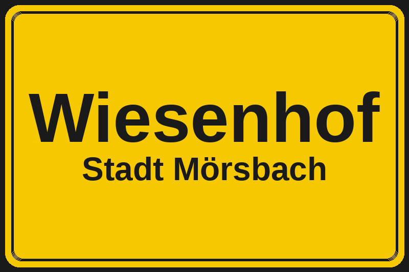Wiesenhof (Mörsbach) – Hotels im Stadtteil Ortsschild Wiesenhof in Mörsbach – Hotels, Pensionen und Ferienwohnungen im Stadtteil