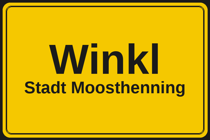 Winkl (Moosthenning) – Hotels im Stadtteil Ortsschild Winkl in Moosthenning – Hotels, Pensionen und Ferienwohnungen im Stadtteil
