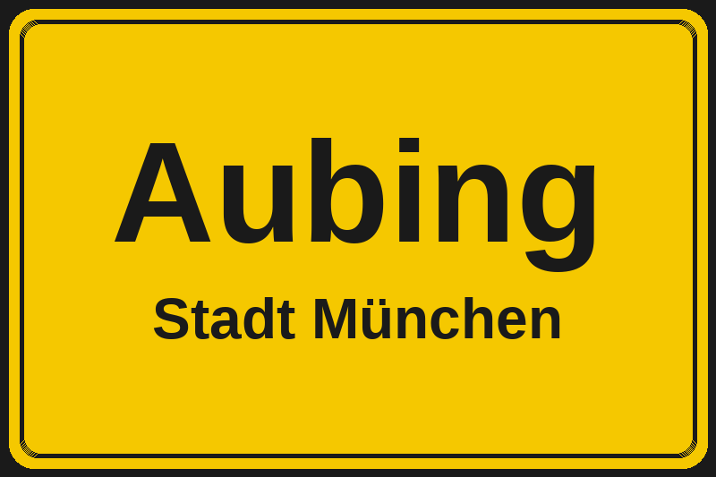 Aubing (München) – Hotels im Stadtteil Ortsschild Aubing in München – Hotels, Pensionen und Ferienwohnungen im Stadtteil