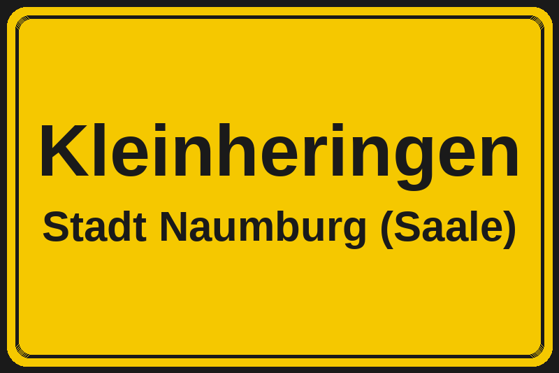 Kleinheringen (Naumburg (Saale)) – Hotels im Stadtteil Ortsschild Kleinheringen in Naumburg (Saale) – Hotels, Pensionen und Ferienwohnungen im Stadtteil