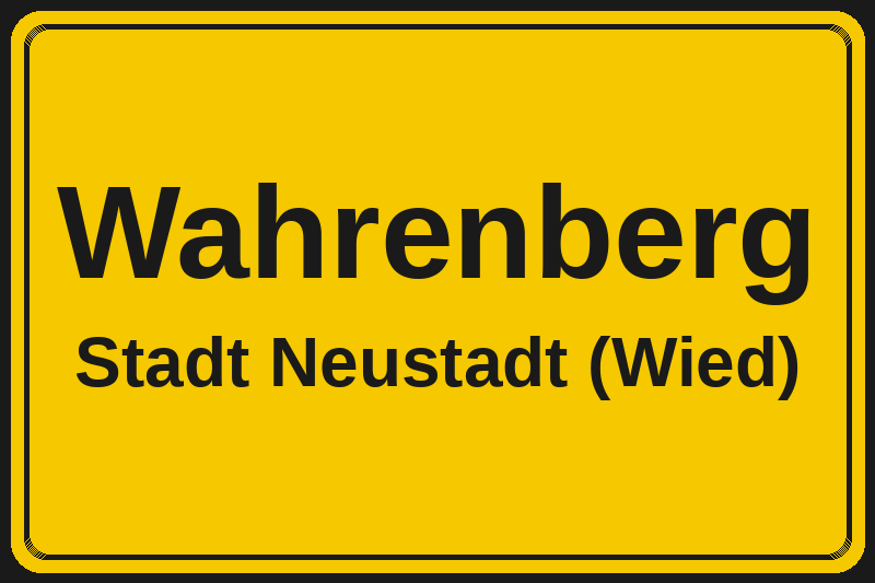 Wahrenberg (Neustadt (Wied)) – Hotels im Stadtteil Ortsschild Wahrenberg in Neustadt (Wied) – Hotels, Pensionen und Ferienwohnungen im Stadtteil