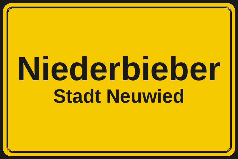 Niederbieber (Neuwied) – Hotels im Stadtteil Ortsschild Niederbieber in Neuwied – Hotels, Pensionen und Ferienwohnungen im Stadtteil