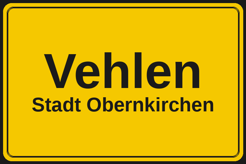 Vehlen (Obernkirchen) – Hotels im Stadtteil Ortsschild Vehlen in Obernkirchen – Hotels, Pensionen und Ferienwohnungen im Stadtteil