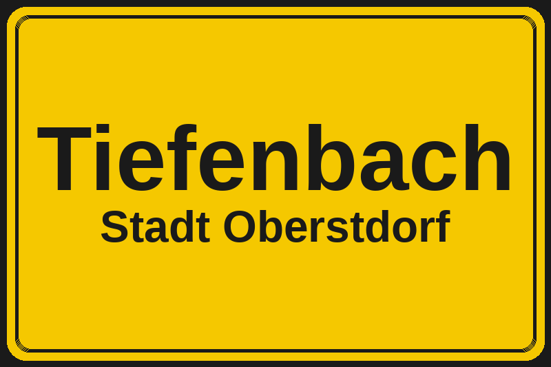 Tiefenbach (Oberstdorf) – Hotels im Stadtteil Ortsschild Tiefenbach in Oberstdorf – Hotels, Pensionen und Ferienwohnungen im Stadtteil