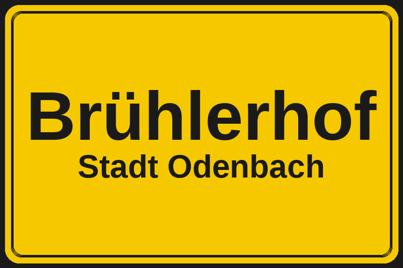 Brühlerhof (Odenbach) – Hotels im Stadtteil Ortsschild Brühlerhof in Odenbach – Hotels, Pensionen und Ferienwohnungen im Stadtteil