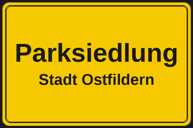 Parksiedlung (Ostfildern) – Hotels im Stadtteil Ortsschild Parksiedlung in Ostfildern – Hotels, Pensionen und Ferienwohnungen im Stadtteil
