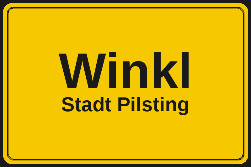 Winkl (Pilsting) – Hotels im Stadtteil Ortsschild Winkl in Pilsting – Hotels, Pensionen und Ferienwohnungen im Stadtteil