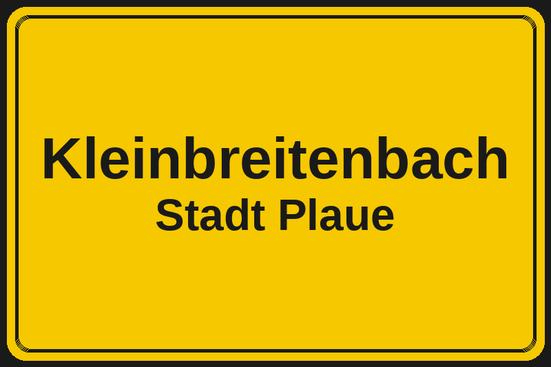 Kleinbreitenbach (Plaue) – Hotels im Stadtteil Ortsschild Kleinbreitenbach in Plaue – Hotels, Pensionen und Ferienwohnungen im Stadtteil