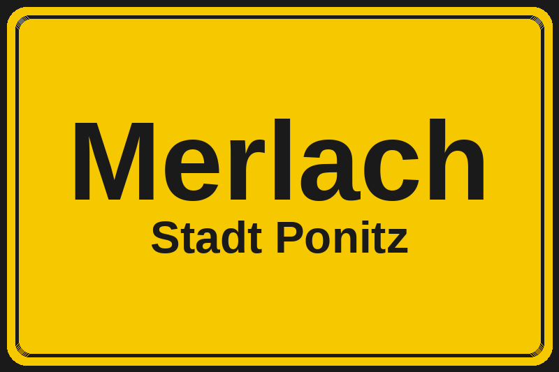 Merlach (Ponitz) – Hotels im Stadtteil Ortsschild Merlach in Ponitz – Hotels, Pensionen und Ferienwohnungen im Stadtteil