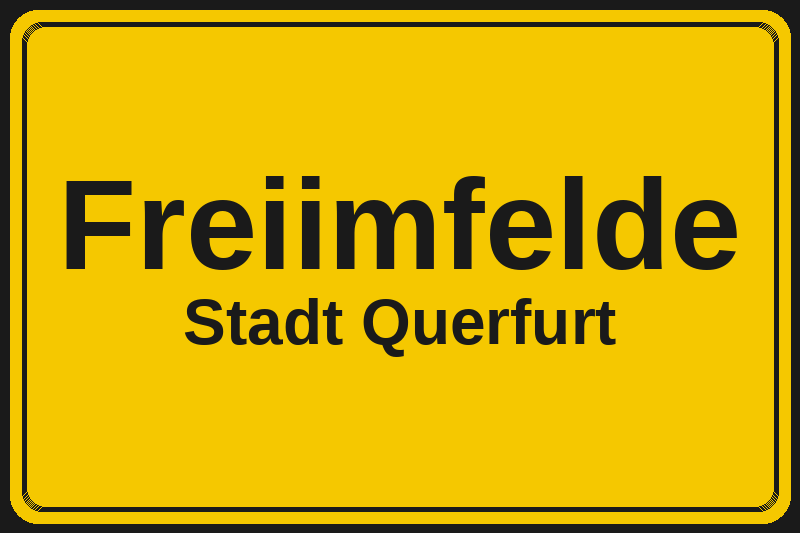 Freiimfelde (Querfurt) – Hotels im Stadtteil Ortsschild Freiimfelde in Querfurt – Hotels, Pensionen und Ferienwohnungen im Stadtteil