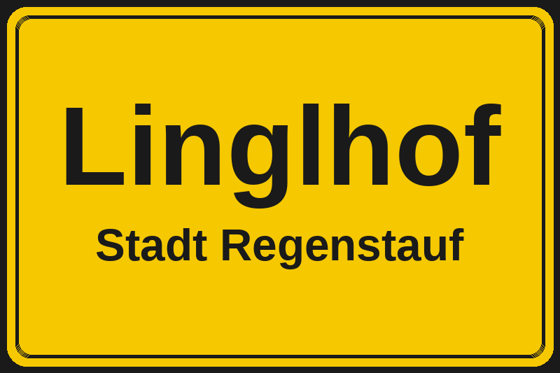 Linglhof (Regenstauf) – Hotels im Stadtteil Ortsschild Linglhof in Regenstauf – Hotels, Pensionen und Ferienwohnungen im Stadtteil