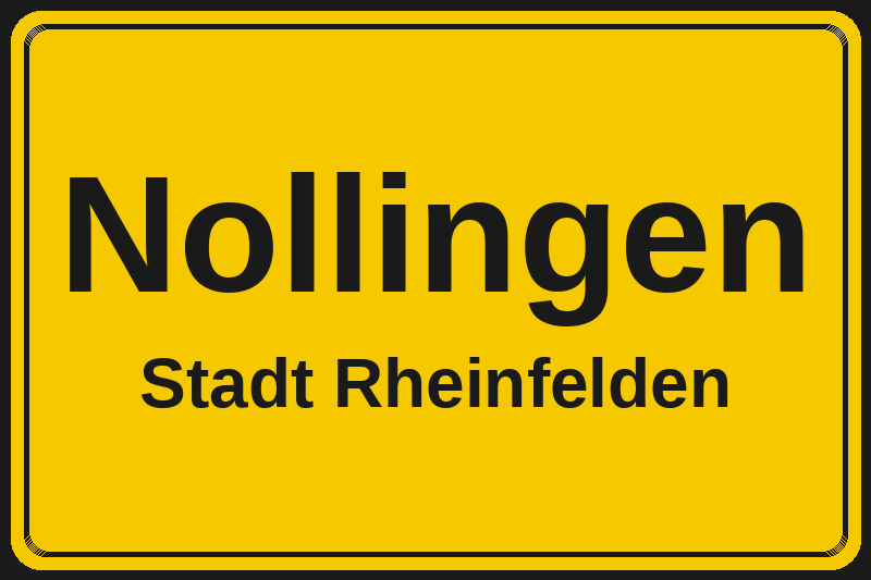 Nollingen (Rheinfelden) – Hotels im Stadtteil Ortsschild Nollingen in Rheinfelden – Hotels, Pensionen und Ferienwohnungen im Stadtteil