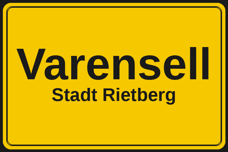Varensell (Rietberg) – Hotels im Stadtteil Ortsschild Varensell in Rietberg – Hotels, Pensionen und Ferienwohnungen im Stadtteil