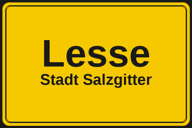 Lesse (Salzgitter) – Hotels im Stadtteil Ortsschild Lesse in Salzgitter – Hotels, Pensionen und Ferienwohnungen im Stadtteil