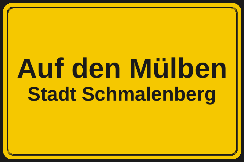 Auf den Mülben (Schmalenberg) – Hotels im Stadtteil Ortsschild Auf den Mülben in Schmalenberg – Hotels, Pensionen und Ferienwohnungen im Stadtteil